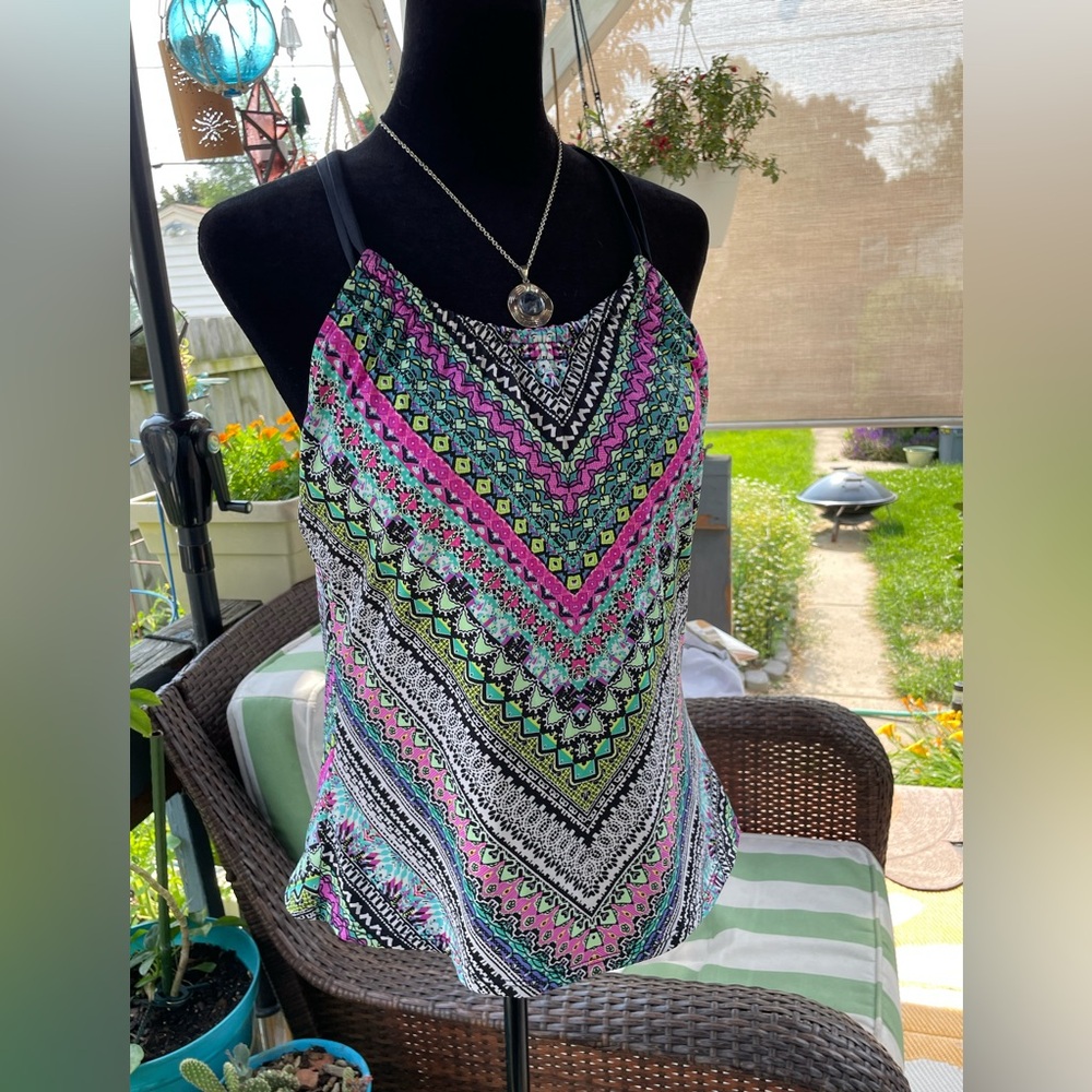 Colorful Tankini Size Large
